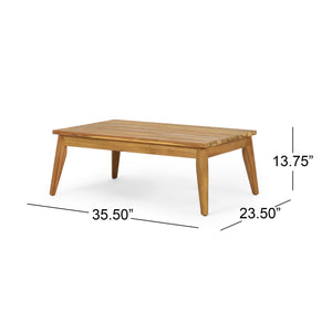 English Elm Christopher Knight Home® - Outdoor Teak Acacia 4-Piece Chat Set with Rope Weave, Water-Resistant Cushions, Loveseat & 2 Chairs 73424.00LBGE