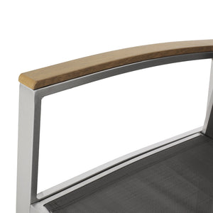 English Elm Christopher Knight Home® - Glasgow Coastal Dining Set - Stylish, Durable Outdoor Furniture With Low-Maintenance Design & Comfort 62759.00-6_62762.00SIL-1