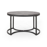 Christopher Knight Home® - Noble House - Gerrish Modern Industrial Coffee Table Set