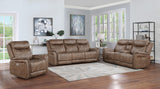 Steve Silver Morrison Power/Power Sofa Camel MOR950SC