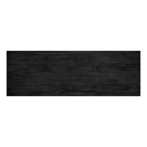 Homelegance By Top-Line Alastor Sofa Table with Shelf Black MDF