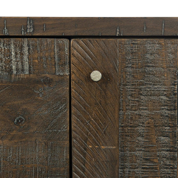 Bernhardt Bernhardt Payson Buffet With Distressed Pine, Moody Sable Finish, Soft-Closing Door & Ample Storage 303134B