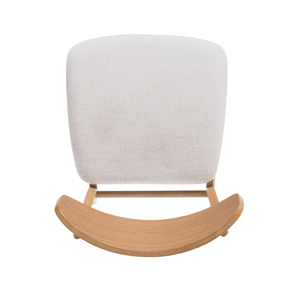 English Elm Christopher Knight Home® - Dining Chair - Mid-Century Modern Light Beige Upholstered Seat With Stylish Splayed Wood Legs 58915.00LBE