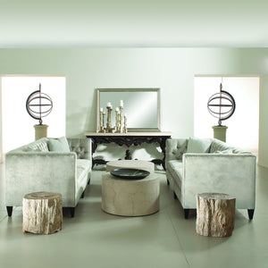 Bernhardt Bernhardt Petrified Wood Side Table — One-Of-A-Kind Fossilized Stump Accent With Rich Mineral Grain (19.5"H) 319712