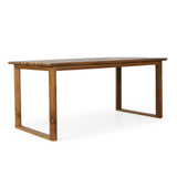 Christopher Knight Home® - Noble House - Nibley Outdoor Acacia Wood Dining Table