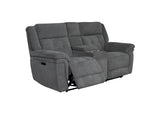 Parker Living Richland - Bristol Grey Power Reclining Sofa Loveseat and Recliner Bristol Grey MRIC-321PH-BRGR Parker House