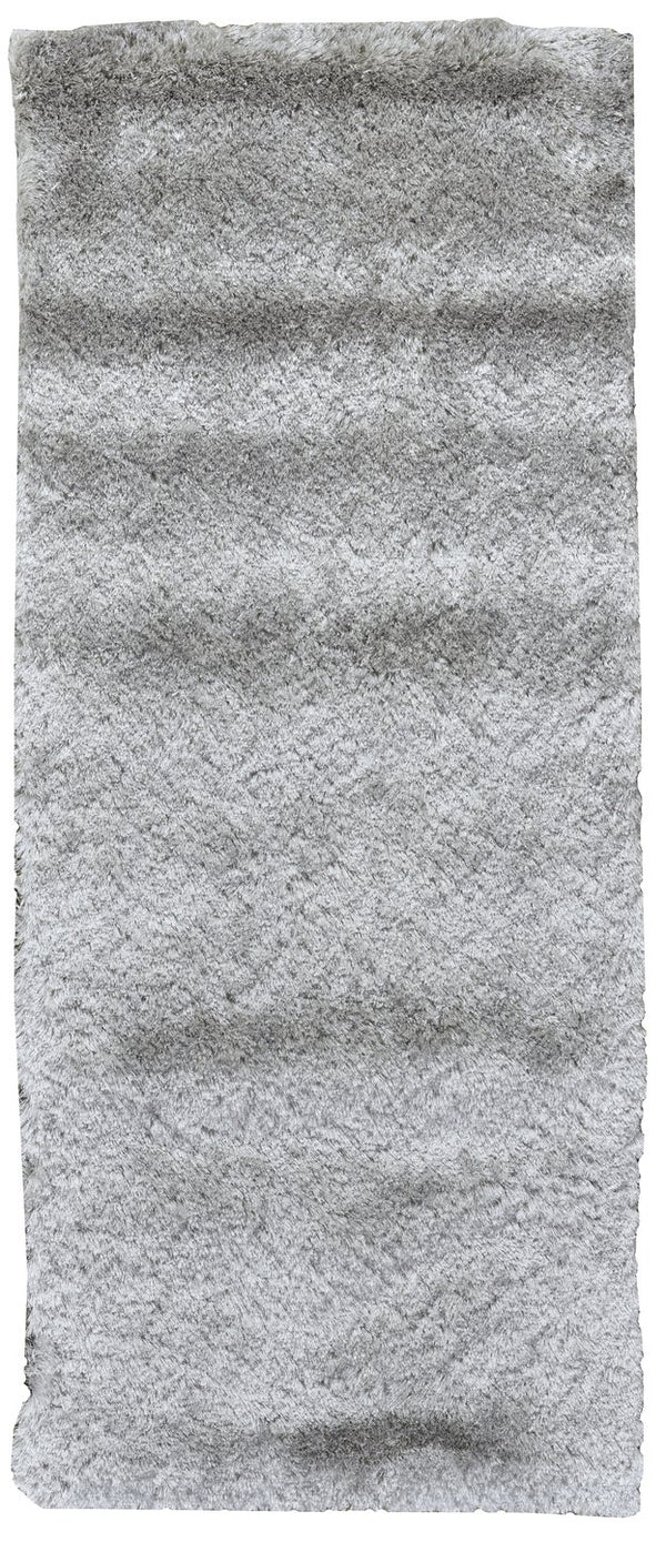Feizy Rugs Indochine Plush Hand-tufted Polyester Shag Rug - Luxurious High Pile For Contemporary Spaces Gray,Silver Polyester 4944550fpla000i26
