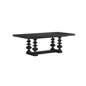 Atrium Trestle Dining Table - Extendable 96-136" for Family Gatherings, Stylish Design & Durability