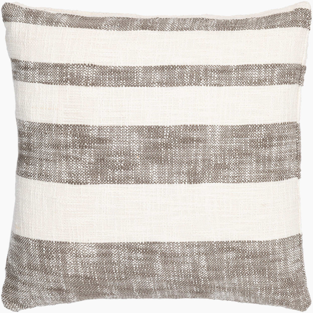 Surya Kieran 18"X18" Rustic Country Cottage Accent Pillow - Luxurious Cotton, Elegant Detailing & Easy Care Sage Cotton,Cotton Kra001-2020d