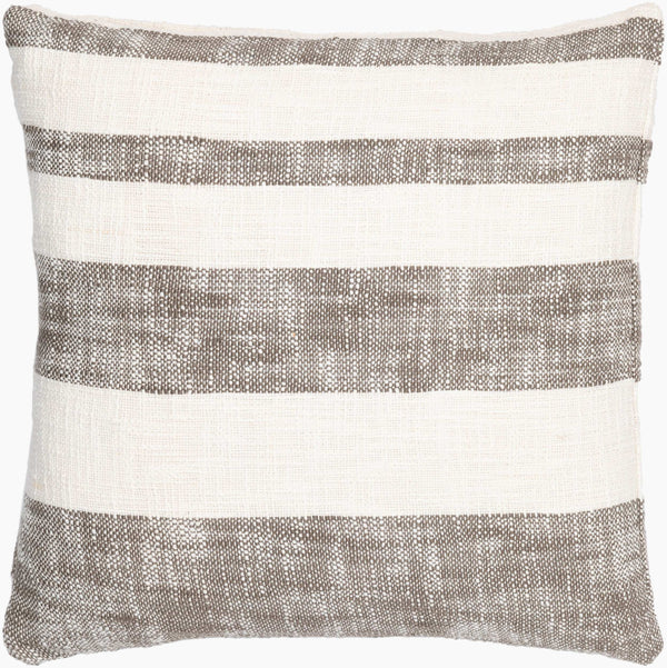 Surya Kieran 18"X18" Rustic Country Cottage Accent Pillow - Luxurious Cotton, Elegant Detailing & Easy Care Sage Cotton,Cotton Kra001-2020d