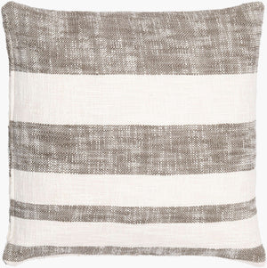 Surya Kieran 18"X18" Rustic Country Cottage Accent Pillow - Luxurious Cotton, Elegant Detailing & Easy Care Sage Cotton,Cotton Kra001-2020d