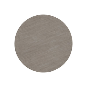 Bernhardt Bernhardt Harmon Side Table With Textured Gris Finish, Pine Veneer Round Top, Three-Legged Stable Design 555125