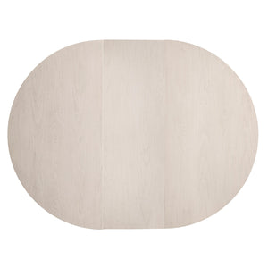 Bernhardt Bernhardt Sereno Round Dining Table With Walnut Lutra Top & Sasso Teardrop Base, 60" Expandable K1944