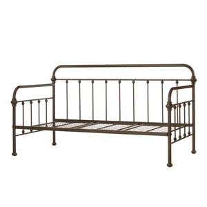 Homelegance By Top-Line Sione Antique Iron Metal Twin Daybed Bronze Metal
