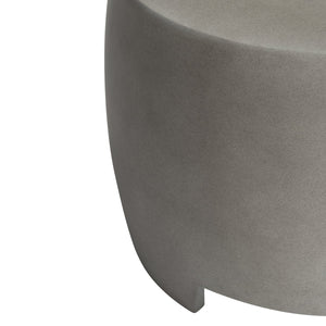 Bernhardt Bernhardt Maroma Cast Glass-Reinforced Concrete Cocktail Table, Bedrock Finish, Sculptural Patio Accent (26"W X18"H) X05013