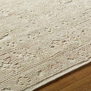 Surya Kimberly 2' X 3' Handmade Wool Rug - Elegant Hand-knotted Design For Timeless Comfort & Style Ivory Wool Kry2301-23