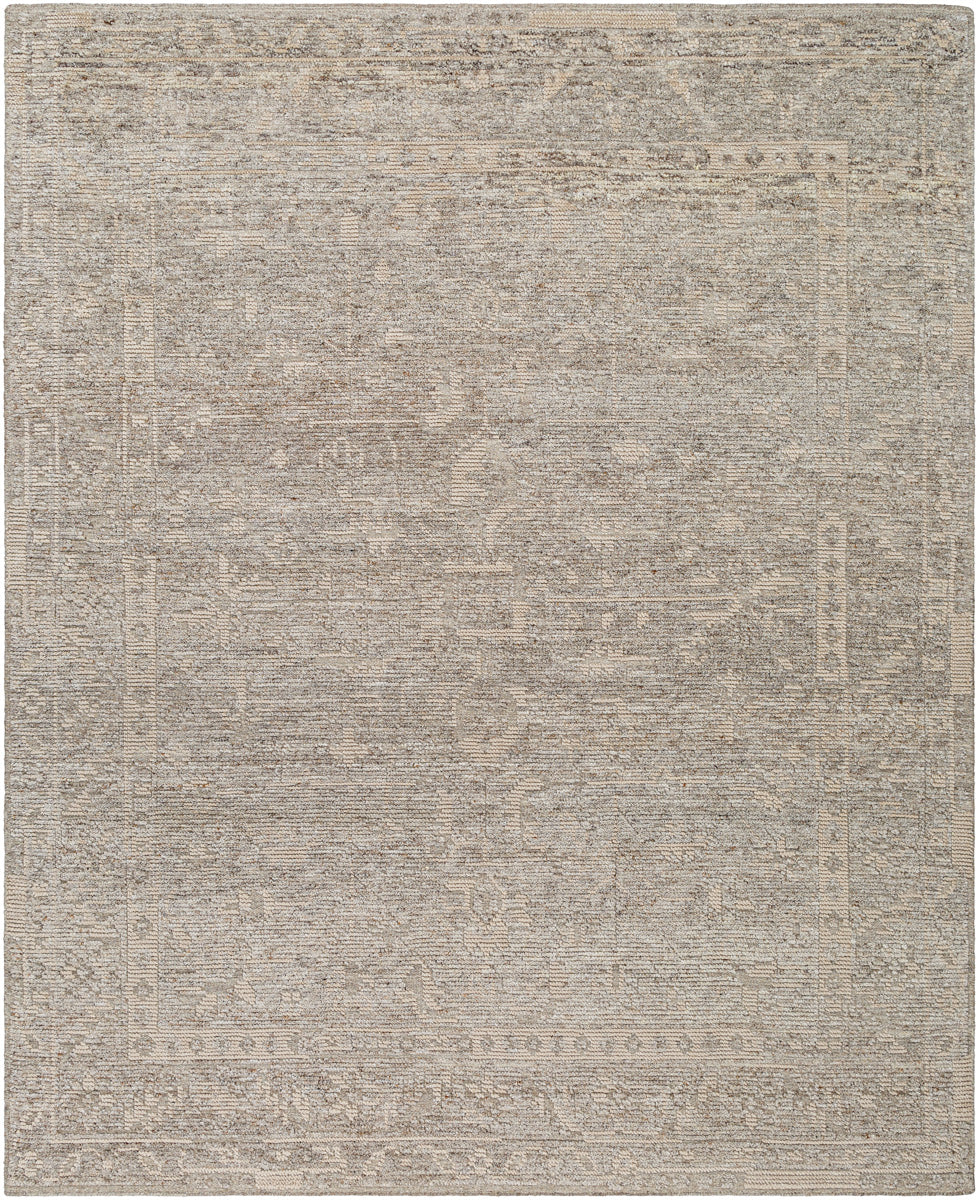 Kimberly KRY-2302 9' x 12' Handmade Rug KRY2302-912  Warm Grey, Metallic - Silver, Sage Surya