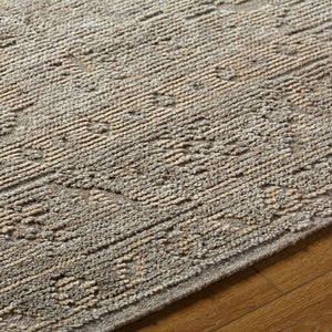 Surya Kimberly 2' X 3' Handmade Wool Rug - Elegant Hand-knotted Design For Timeless Comfort & Style Taupe Wool Kry2302-23