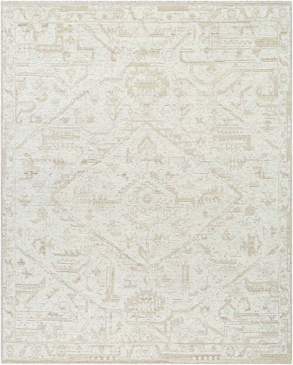 Surya Kimberly 2' X 3' Handmade Wool Rug - Elegant Hand-knotted Design For Timeless Comfort & Style Ivory Wool Kry2303-23