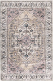 Nourison Brilliance Machine Washable WSB03 Machine Made Power-loomed Ornamental Border Indoor Only Vintage Bohemian Rug Beige Multicolor, Beige Multicolor 100% Polyester 99446914088