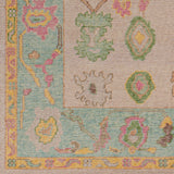 Kars KSA-2301 12' x 15' Handmade Rug KSA2301-1215  Pale Blue, Grass Green, Beige, Light Beige, Yellow, Pink Surya