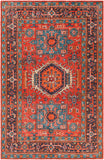 Kars KSA-2306 12' x 15' Handmade Rug KSA2306-1215  Red, Blue, Grass Green, Coral, Rust, Beige Surya
