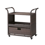 Christopher Knight Home® - Noble House - Corona Outdoor Wicker Bar Cart