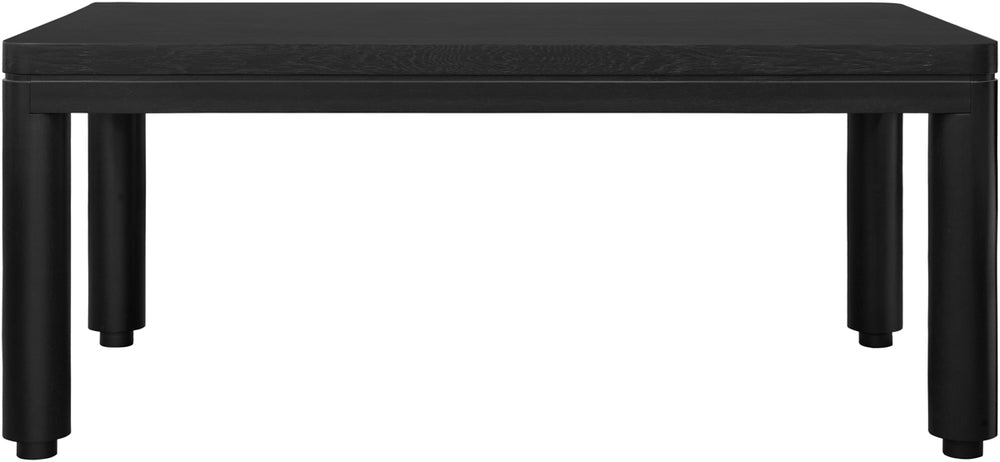 Kisco KSK-001 30"H x 72"W x 42"D Dining Table KSK001-307242  Top: Black; Base: Black Surya