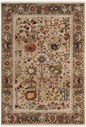 Safavieh Kashan 303 Power Loomed  Rug Beige / Taupe KSN303K-7SQ
