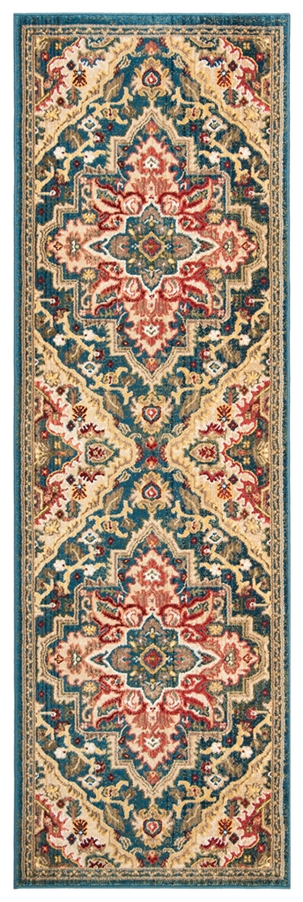 Safavieh Kashan 304 Power Loomed  Rug Blue / Beige KSN304B-6