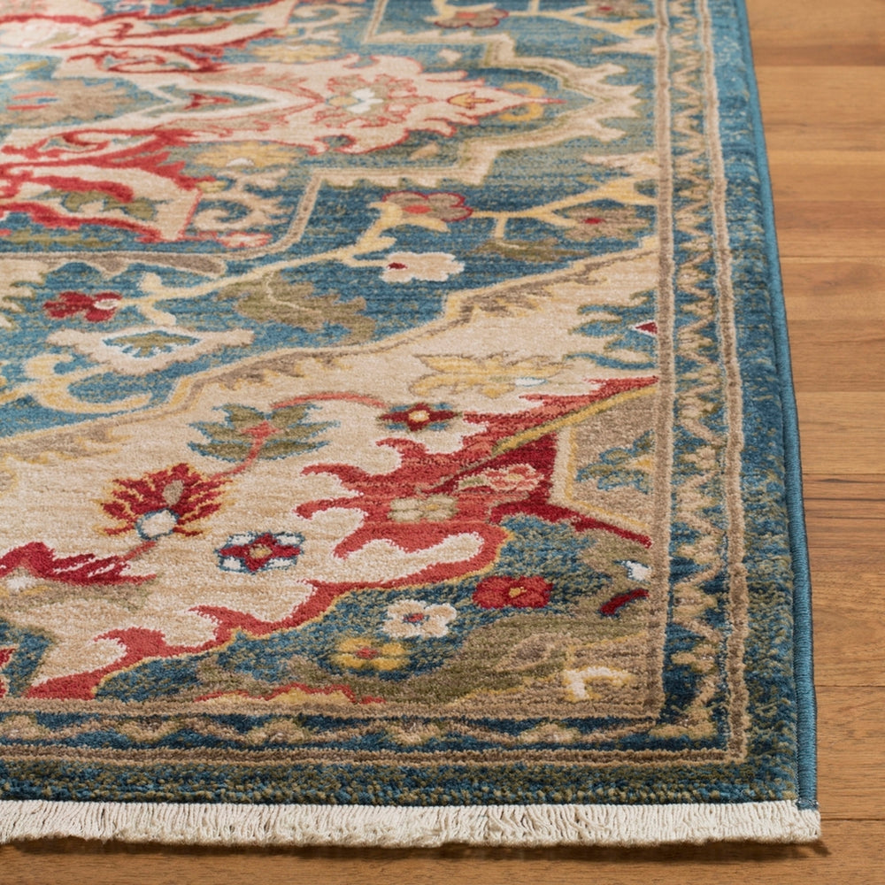 Safavieh Kashan 304 Power Loomed  Rug Blue / Beige KSN304B-6