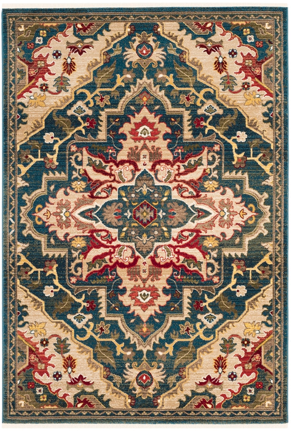 Safavieh Kashan 304 Power Loomed  Rug Blue / Beige KSN304B-6