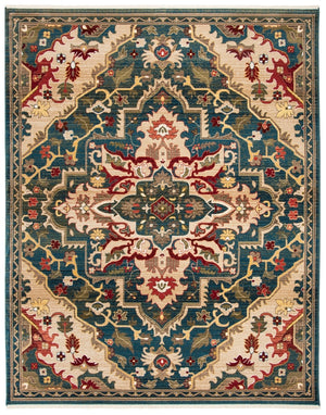 Safavieh Kashan 304 Power Loomed  Rug Blue / Beige KSN304B-6