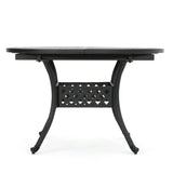 Christopher Knight Home® - Noble House - Stock Island Outdoor Finished Expandable Aluminum Dining Table