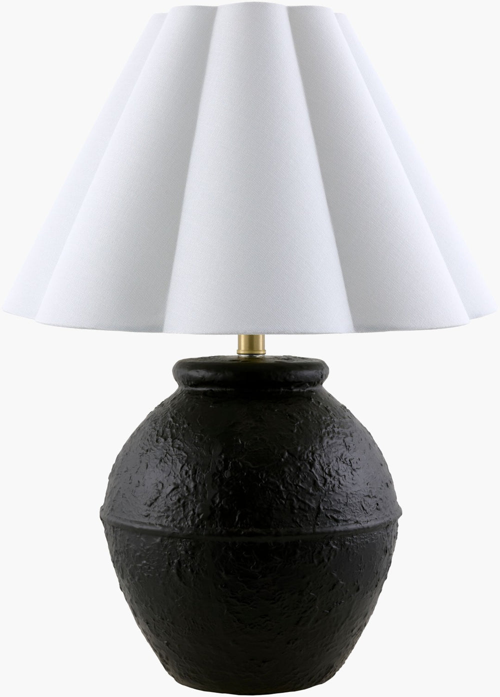 Livabliss Katsuo Handcrafted Ceramic Table Lamp with Linen Shade for Warm Ambient Glow KSO-002