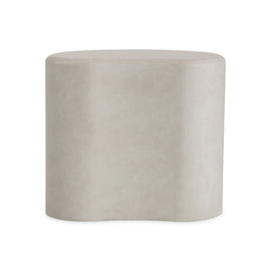 Bernhardt Bernhardt Nova Side Table In Light Vellum Finish — Sculptural Kidney-Shaped Wood Accent Table, 23" 519122