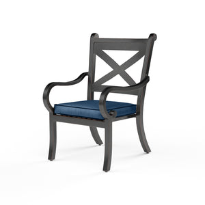 Monterey Dining Chair in Canvas Skyline w/ Self Welt SW3001-1-14091 Sunset West