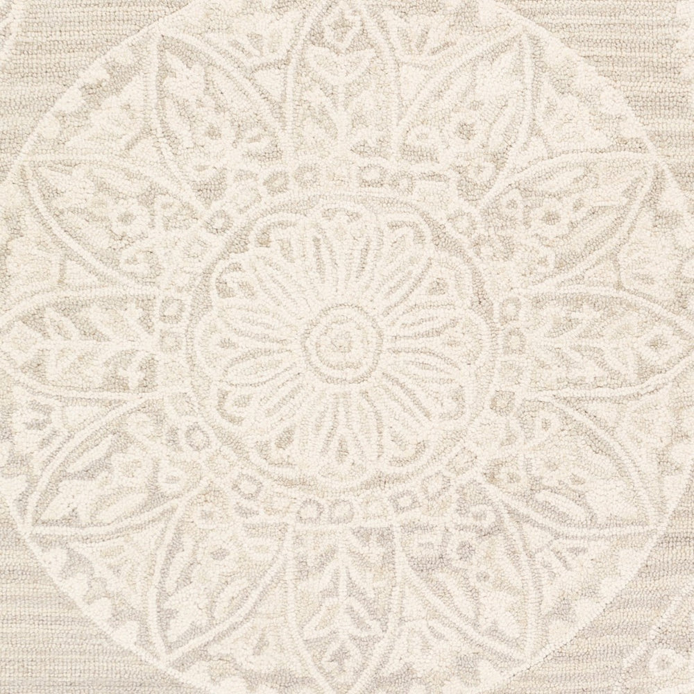 Surya Kayseri 2' X 3' Handmade Wool Rug - Elegant, Timeless Design With Medium Pile & One-year Warranty Medium Gray Wool Ksr2301-23