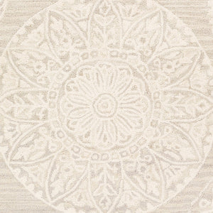 Surya Kayseri 2' X 3' Handmade Wool Rug - Elegant, Timeless Design With Medium Pile & One-year Warranty Medium Gray Wool Ksr2301-23