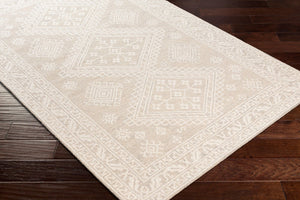 Livabliss Kayseri Hand Tufted Wool Area Rug Geometric Traditional Pattern for Entryway Bedside Medium Gray, Li 8'10" x 12' KSR2305-81012