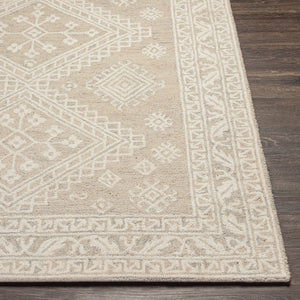 Livabliss Kayseri Hand Tufted Wool Area Rug Geometric Traditional Pattern for Entryway Bedside Medium Gray, Li 8'10" x 12' KSR2305-81012
