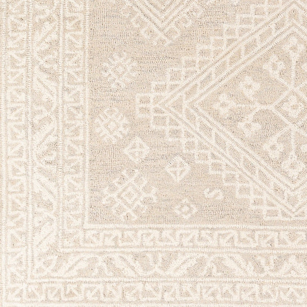 Livabliss Kayseri Hand Tufted Wool Area Rug Geometric Traditional Pattern for Entryway Bedside Medium Gray, Li 8'10" x 12' KSR2305-81012