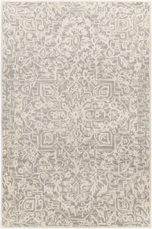 Livabliss Kayseri Hand Tufted Wool Area Rug Traditional Pattern for Entryway or Bedroom Accent KSR2310-23