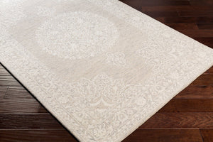 Livabliss Kayseri Hand Tufted Wool Area Rug Bohemian Global Pattern for Entryways and Accent Spots Medium Gray, Li 2' x 3' KSR2313-23