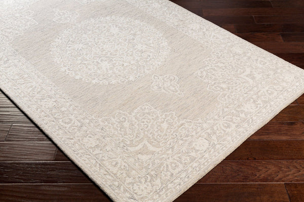 Livabliss Kayseri Hand Tufted Wool Area Rug Bohemian Global Pattern for Entryways and Accent Spots Medium Gray, Li 2' x 3' KSR2313-23