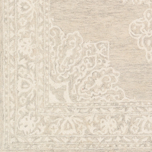Livabliss Kayseri Hand Tufted Wool Area Rug Bohemian Global Pattern for Entryways and Accent Spots Medium Gray, Li 2' x 3' KSR2313-23