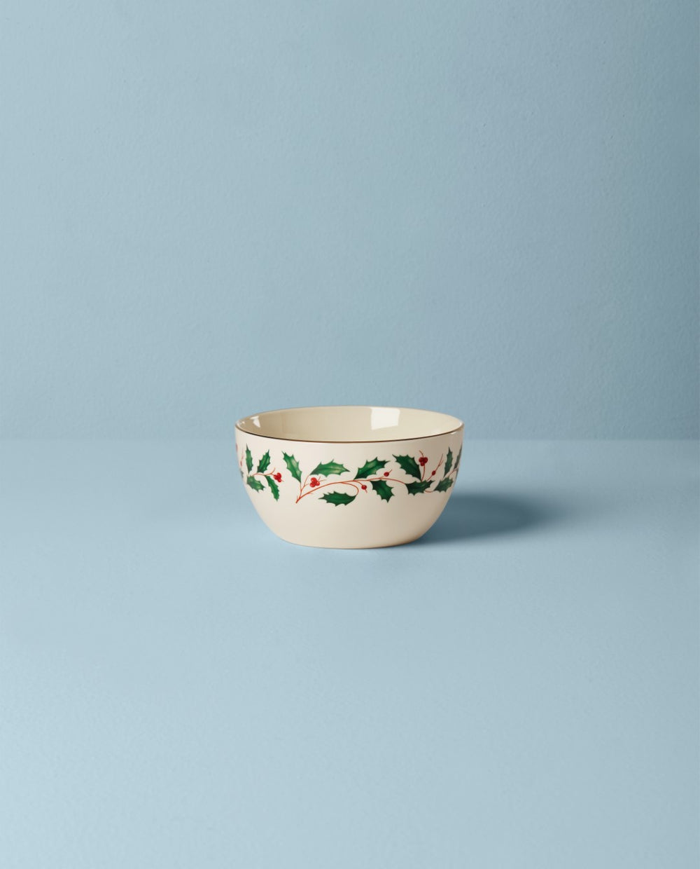 Lenox Holiday Small Bowl Red & Green, IVORY PORCELAIN 893493