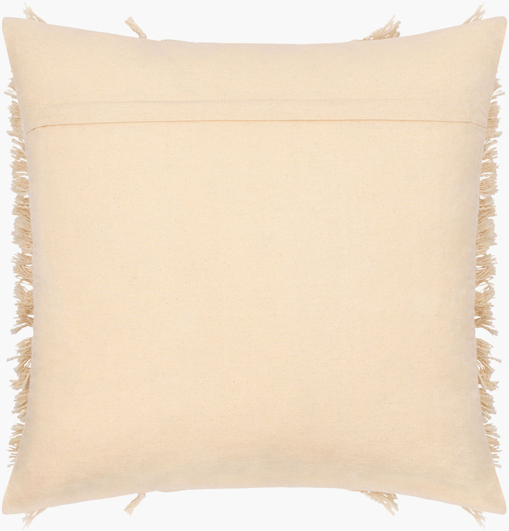 Surya Katie Rustic Country Cottage 14"L X 22"W Lumbar Pillow - Soft Cotton Decor For Cozy Living Spaces Cream Cotton,Cotton Kte001-1422d