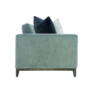 Bernhardt Bernhardt Noel Sofa — Made-To-Order 100"W Three-Seater With Feather-Down Cushions, Tapered Legs P7327A