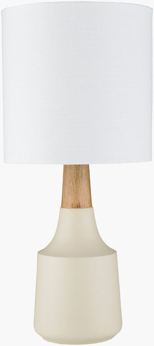 Livabliss Kent Contemporary Linen Shade Table Lamp Warm Ambient Glow for Bedroom or Entryway KTLP-007